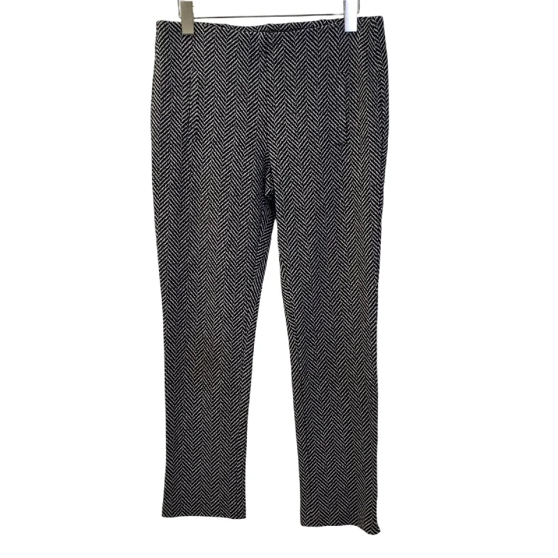 Chico's Zig Zag Print Ankle Pants Size Chico's 0/Size 4 Elegant Wool Trousers