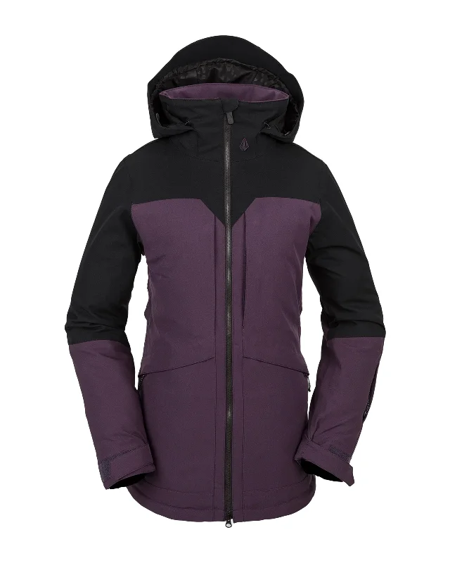 Women's Insulated 3D Stretch Jacket (Past Season) Boat Neck Shawl Collar Notched Collar
