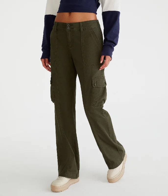 Aeropostale Bootcut Cargo Pants Cozy Jogger Leggings