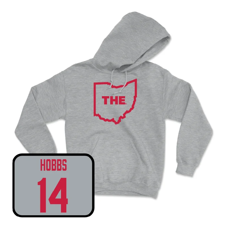 Sport Grey Women's Basketball The Hoodie  - Ella Hobbs Hoodie with Tie-Dye Psychedelic Retro