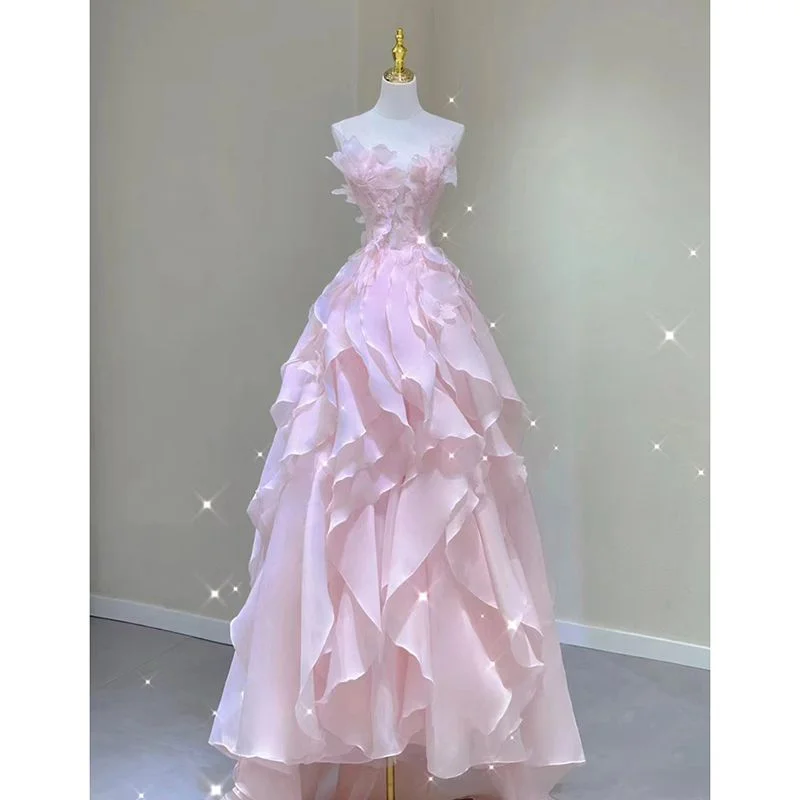 Pphmm fruitful fashion dress to impress Evening Dress for Women New Banquet Elegant Host Light Luxury Niche Can Wear at Ordinary Times