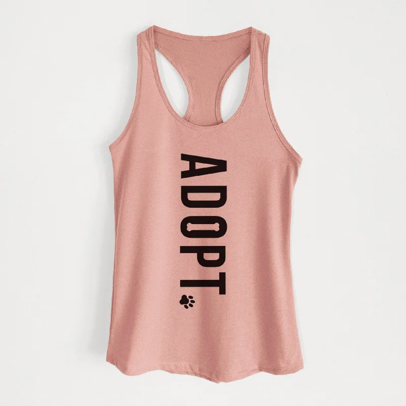 Adopt. - Women's Racerback Tanktop open back tank