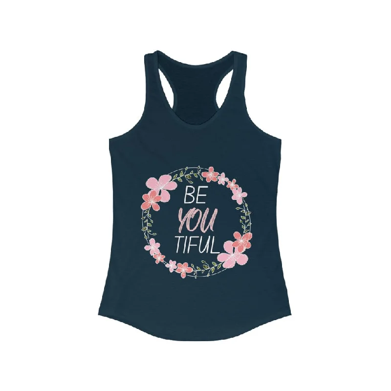 beYOUtiful - Women's racerback tank trendy tank top