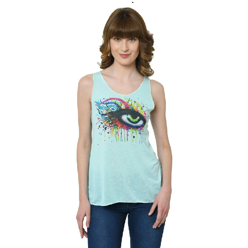 Vimal Jonney Green Tank Top For Women's casual tank top