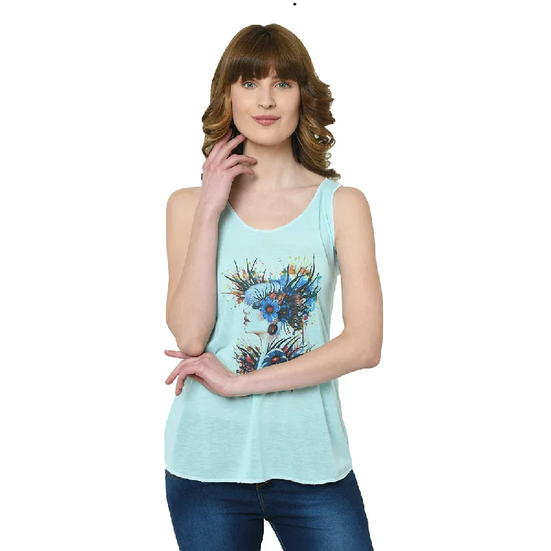 Vimal Jonney Green Tank Top For Women's athletic tank top