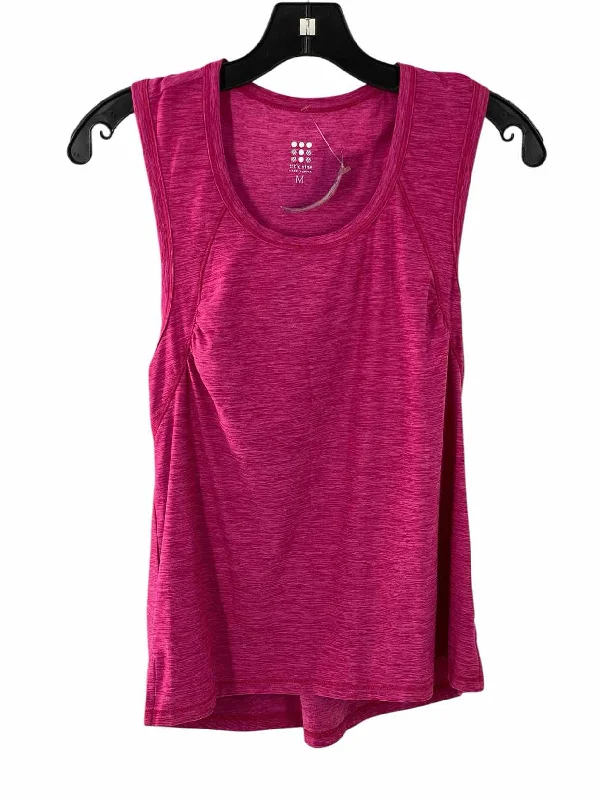 Title Nine Size M Pink Heather Athletic Tank Top lightweight tank top