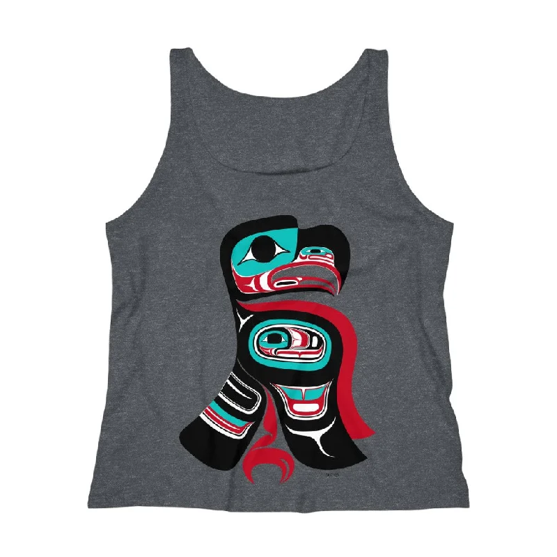 Eagle Relaxed Jersey Tank Top turquoise tank top