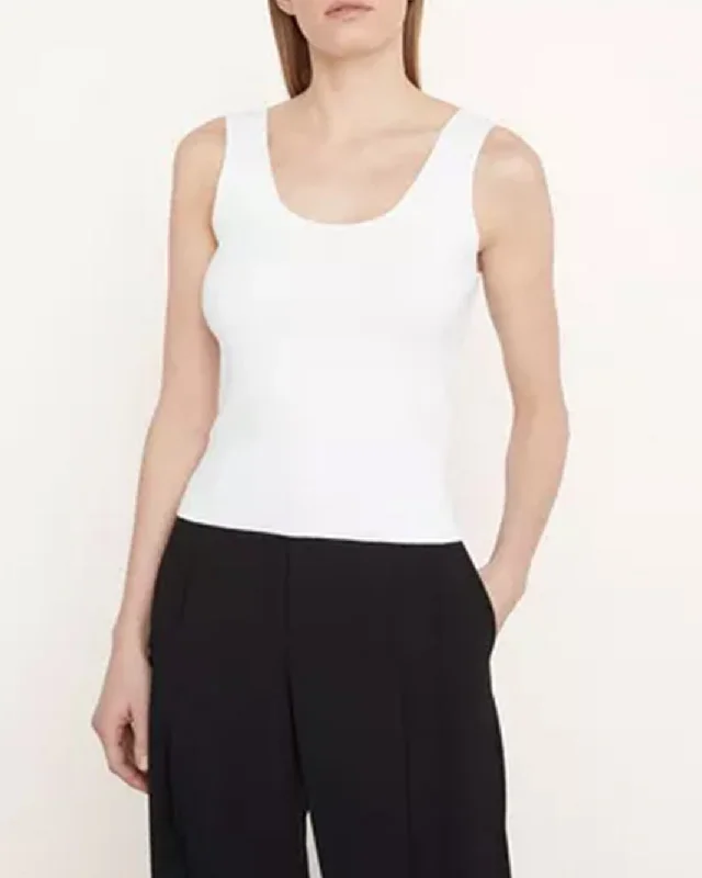 Scoop Neck Tank lace back tank