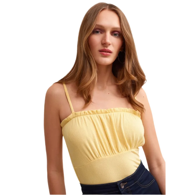 OXXO - Women's Strappy Crop Tank Top crossback tank top