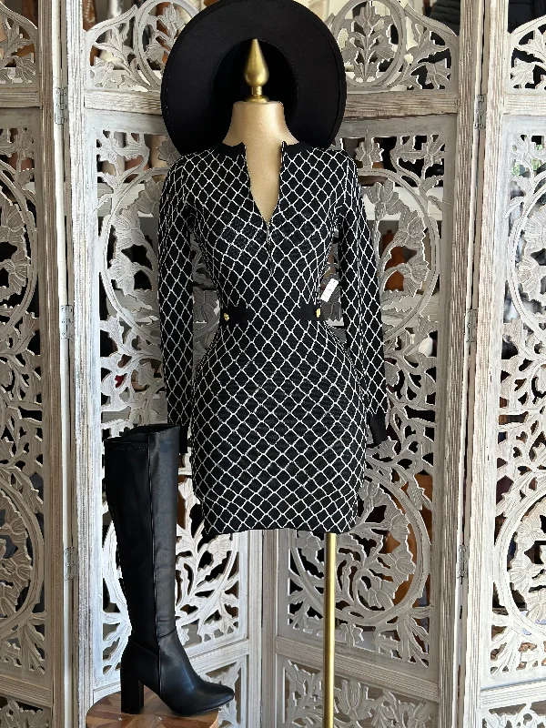 Diamond Pattern Sweater Dress Chenille Fabric Brocade Fabric Lace Fabric