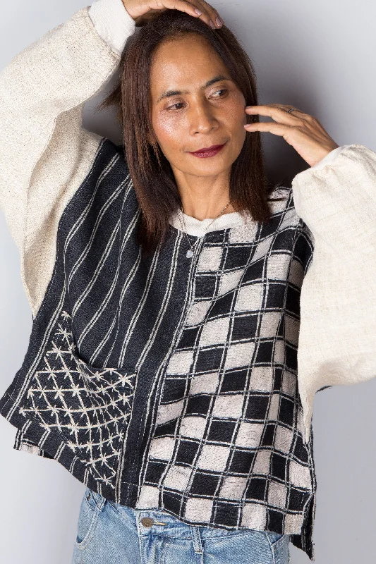 Hemp sweater Cable Knit Ribbed Knit Lace Knit