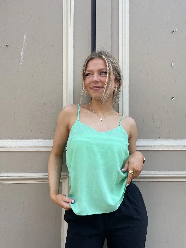 JOELLA LIGHTWEIGHT MINT TANK sexy tank top