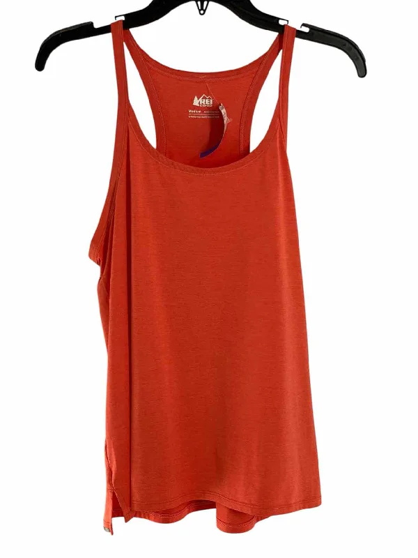 REI Size M Orange Athletic Tank Top athletic tank top