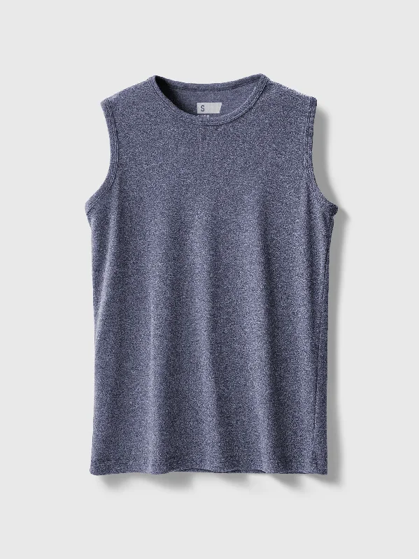 TempoFit Tank Top (Heather) silver tank top
