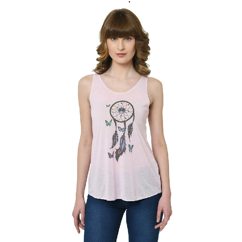 Vimal Jonney Pink Tank Top For Women's pastel tank top