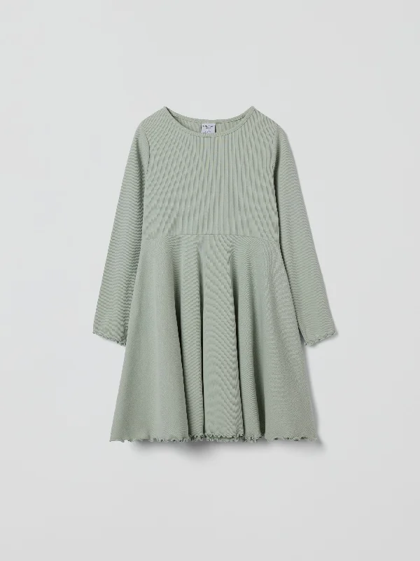 Ribbed Kids Dress
