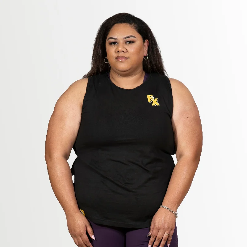 FitnessFox Tank Singlet one shoulder tank