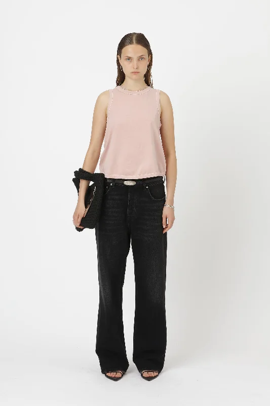 Reina Tank - Rose Smoke playful tank top
