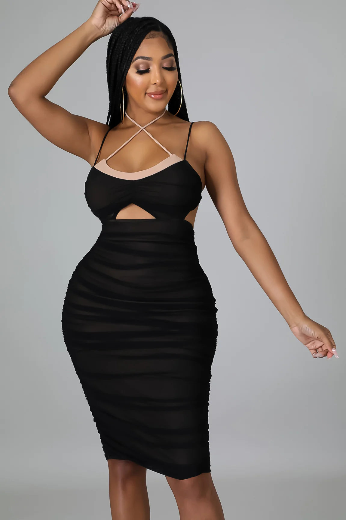 Late Night Dress Pleated Skirt Elegant