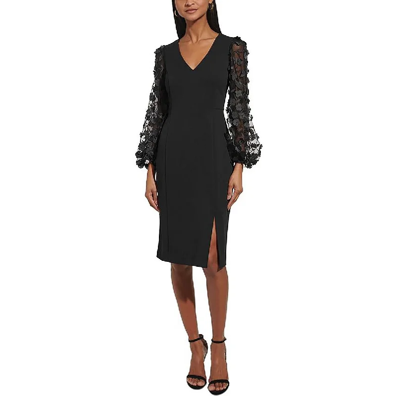 Eliza J Womens Applique Knee-Length Cocktail And Party Dress Tunics Cozy comfortable