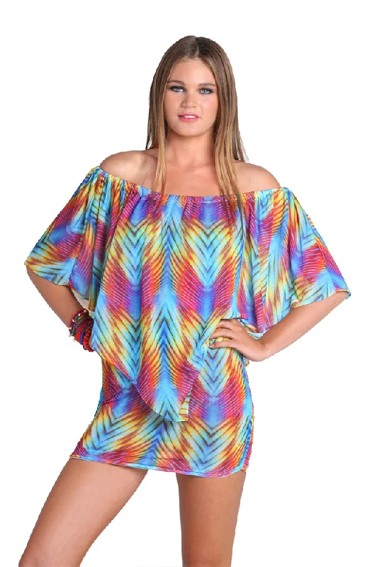 PLAYA VERANO - Party Dress • Multicolor Tunics Lace romantic