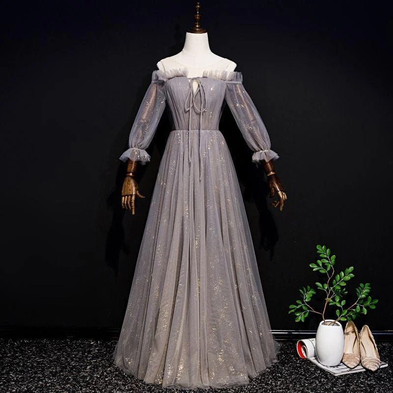 Women Princess Pattern Vintage Style Off-shoulder Floor Length Party Dress Tunics Velvet soft